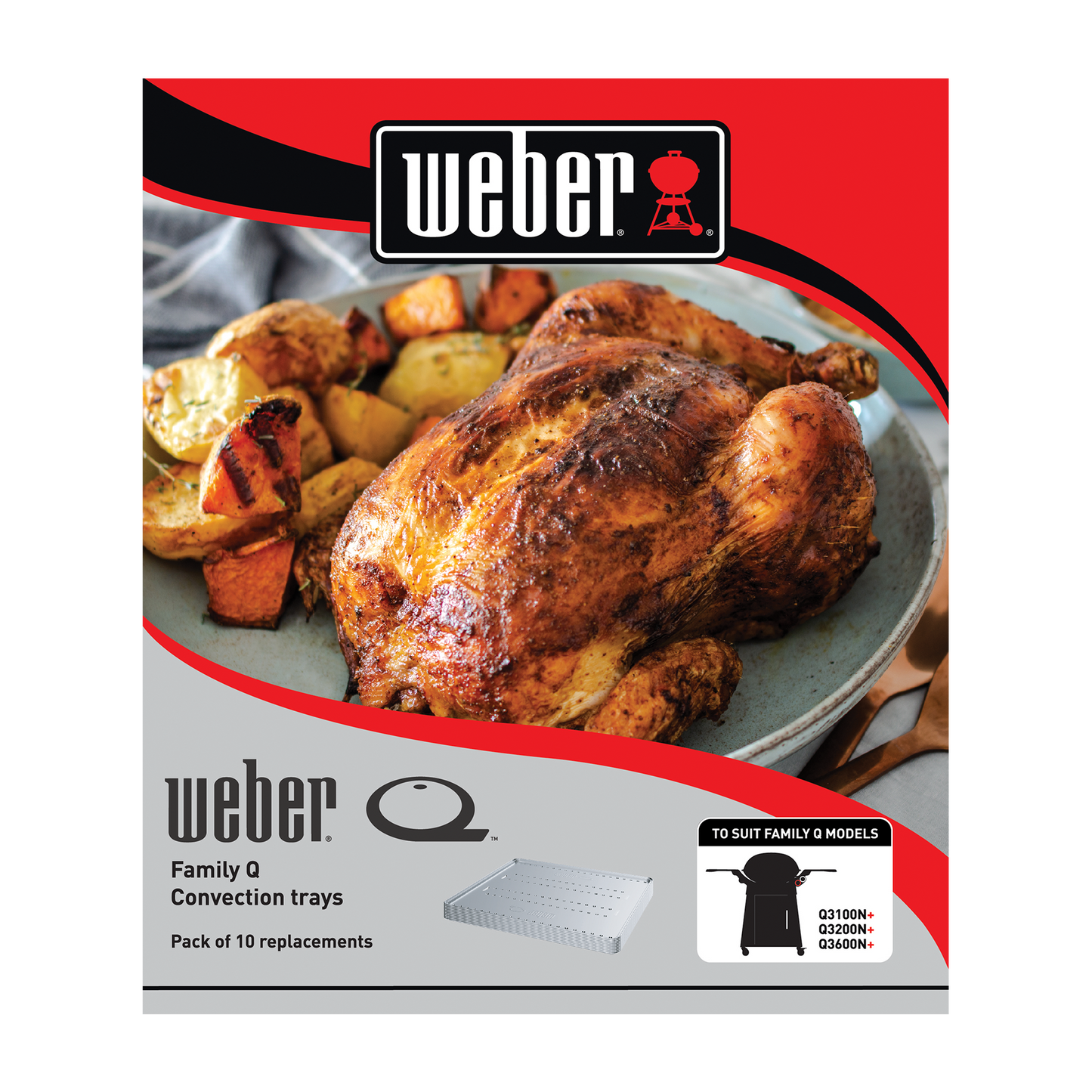 WEBER FAMILY Q Q3000N Q3200N CONVECTION TRAY *PICK UP ONLY*