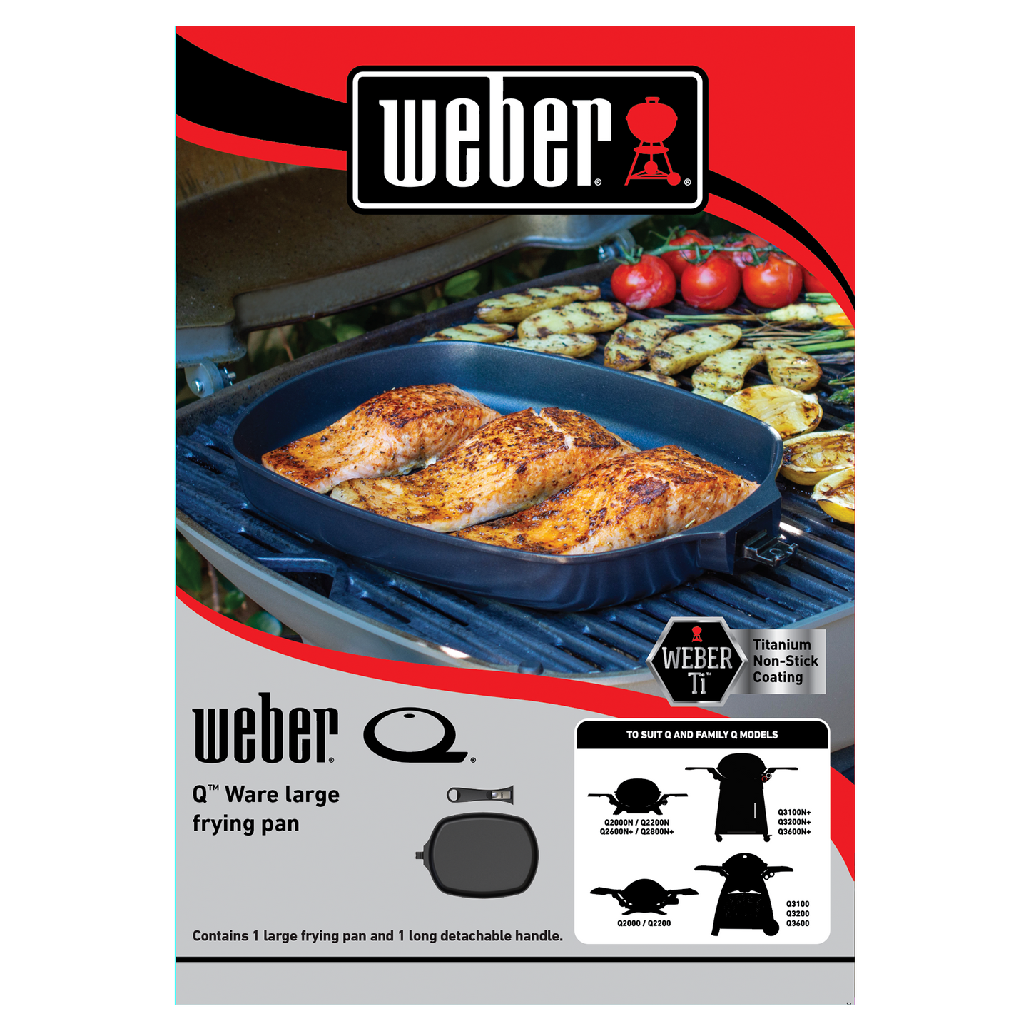 WEBER Q WARE FRYING PAN LARGE *PICK UP ONLY*