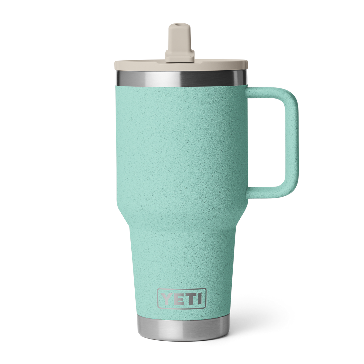 YETI RAMBLER R30 TRAVEL MUG STRAW SEASTONE *PICK UP ONLY*