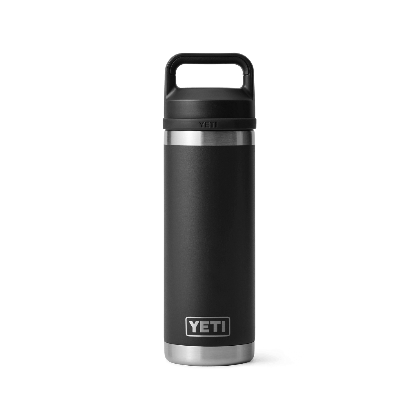 YETI RAMBLER 18OZ BOTTLE CHUG BLACK