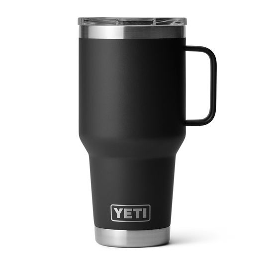 YETI RAMBLER R30 TRAVEL MUG BLACK *PICK UP ONLY*