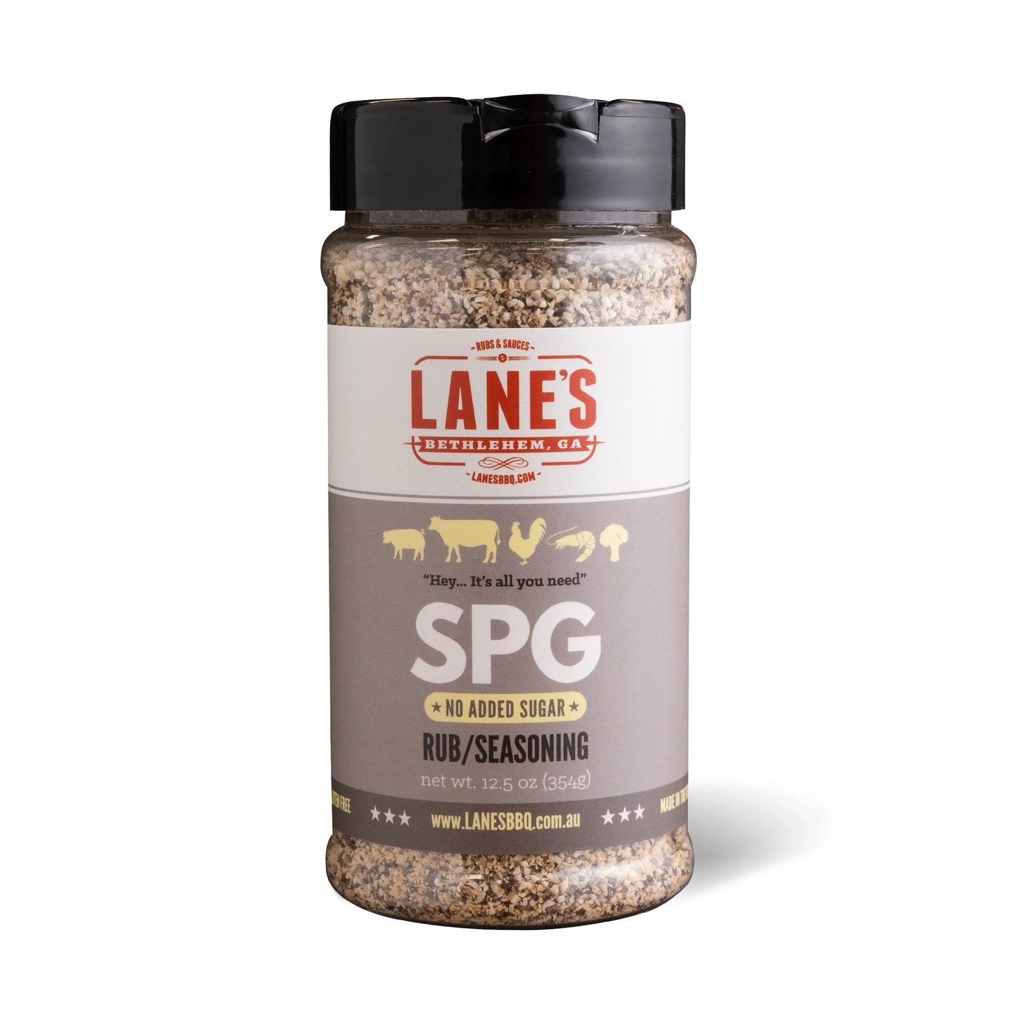 LANE'S BBQ SPG (SALT, PEPPER, GARLIC) 340GM