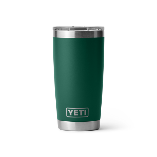 YETI RAMBLER 20OZ TUMBLER MS BLACK FOREST GREEN *PICK UP ONLY*