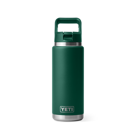YETI RAMBLER 26OZ BOTTLE STRAW BLACK FOREST GREEN *PICK UP ONLY*