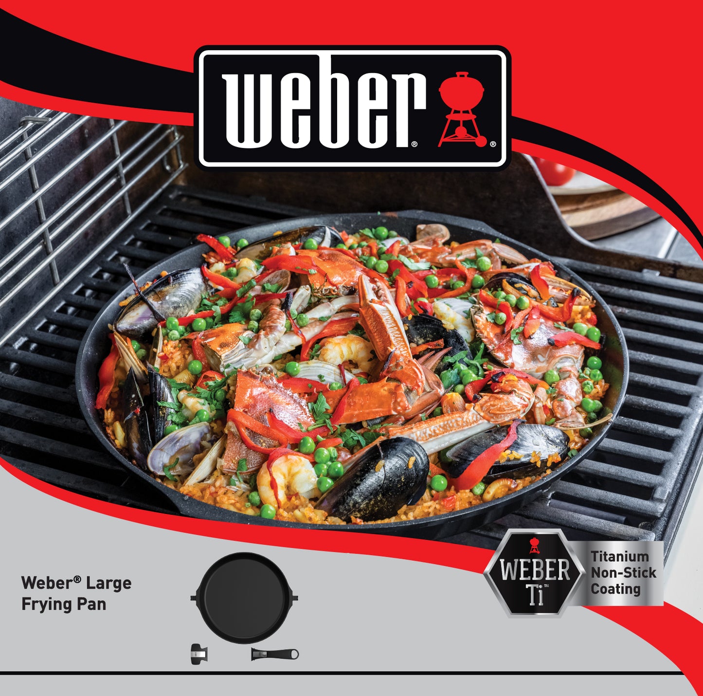 WEBER WARE ROUND FRYING PAN LARGE *PICK UP ONLY*