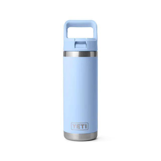 YETI RAMBLER 18OZ BOTTLE STRAW BIG SKY BLUE