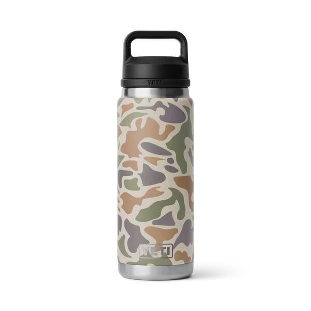 YETI RAMBLER 26OZ BOTTLE CHUG TAN CAMO