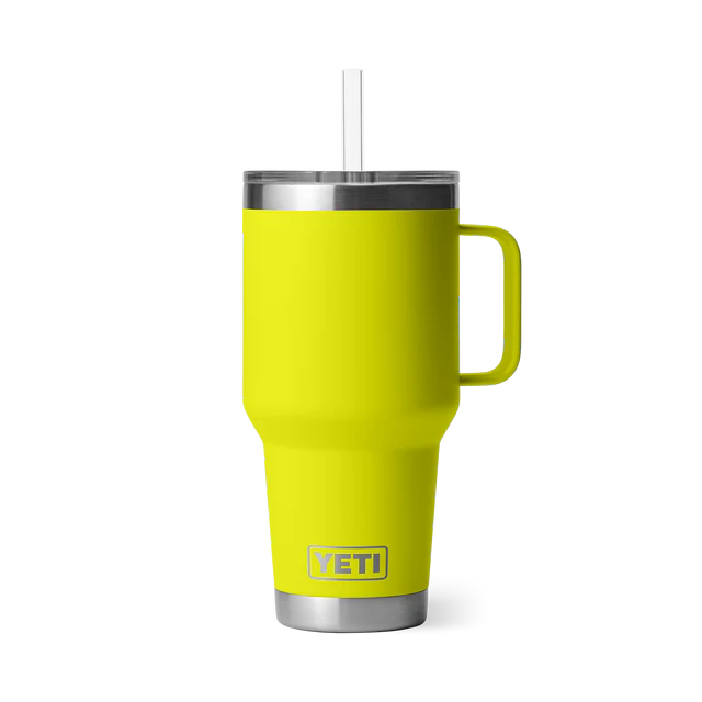 YETI RAMBLER 35OZ STRAW MUG FIREFLY YELLOW *PICK UP ONLY*
