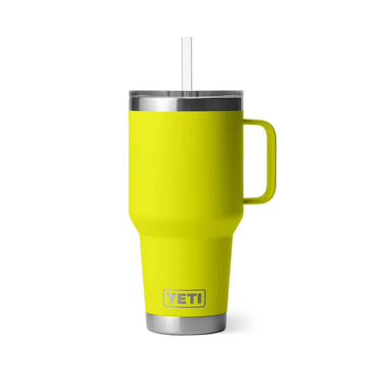 YETI RAMBLER 35OZ STRAW MUG FIREFLY YELLOW *PICK UP ONLY*