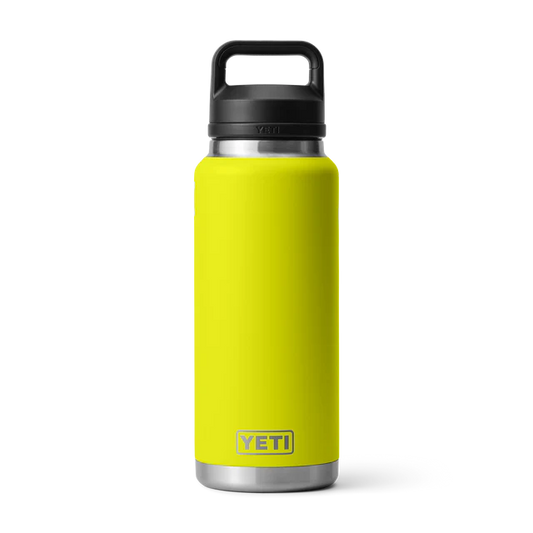 YETI RAMBLER 36OZ BOTTLE CHUG FIREFLY YELLOW *PICK UP ONLY*