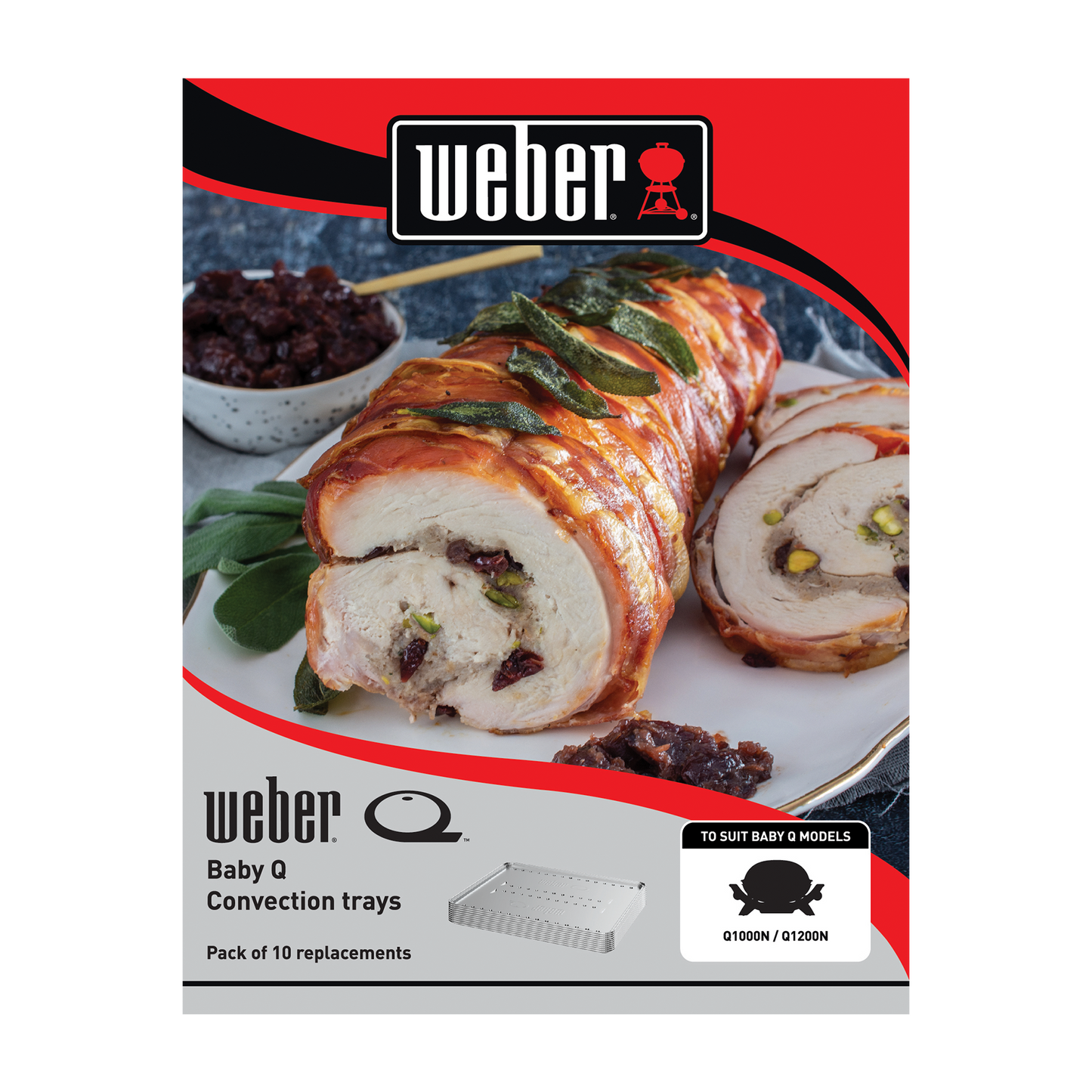 WEBER BABY Q Q1000N Q1200N CONVECTION TRAY *PICK UP ONLY*