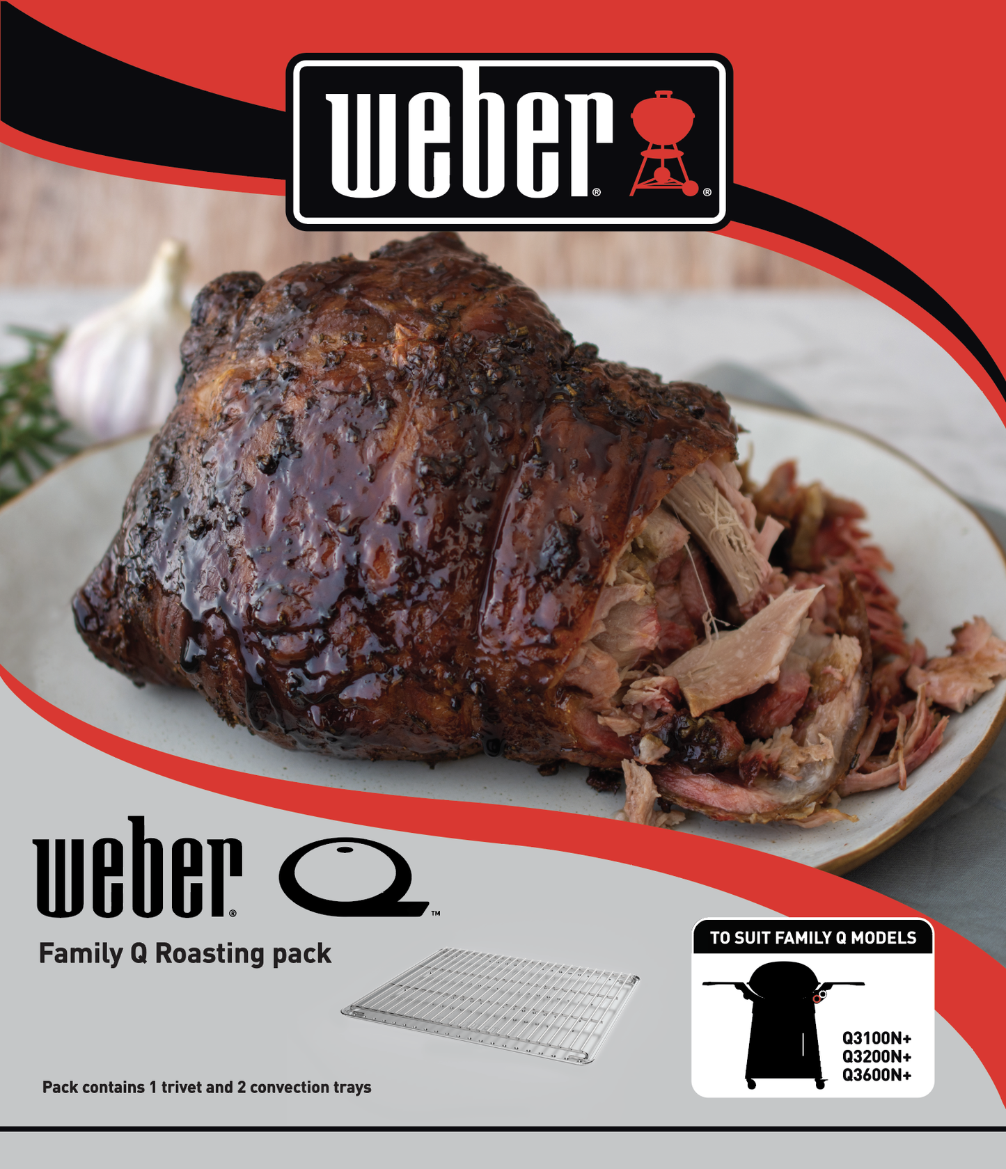 WEBER FAMILY Q Q3000N Q3200N ROASTING PACK *PICK UP ONLY*