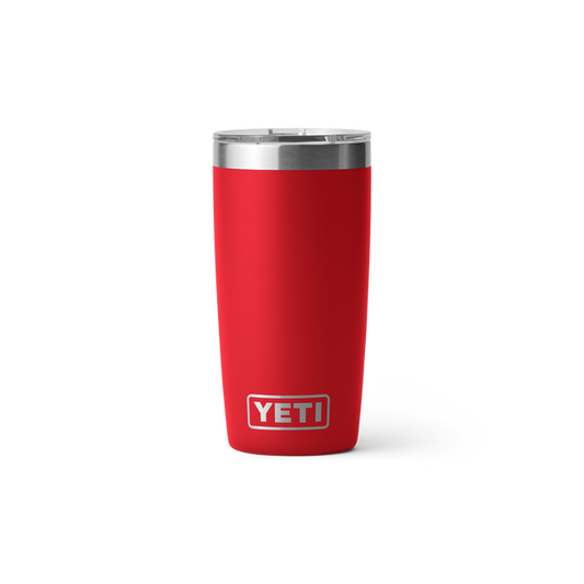 YETI RAMBLER R10 TUMBLER RESCUE RED