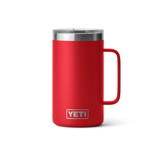 YETI RAMBLER 24OZ MUG RESCUE RED MS
