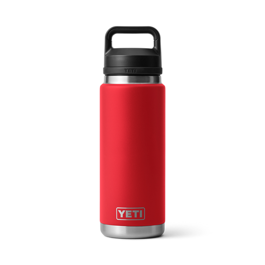 YETI RAMBLER 26OZ BOTTLE CHUG RESCUE RED