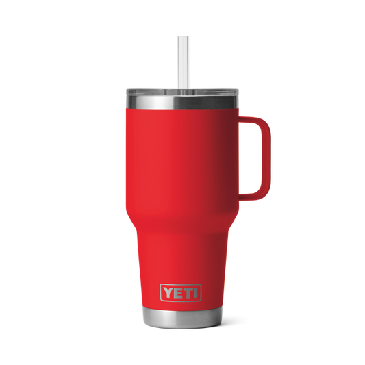 YETI RAMBLER 35OZ STRAW MUG RESCUE RED