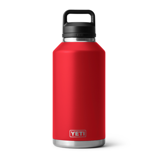 YETI RAMBLER 64OZ BOTTLE CHUG RESCUE RED