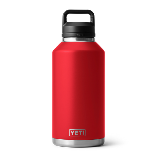 YETI RAMBLER 64OZ BOTTLE CHUG RESCUE RED