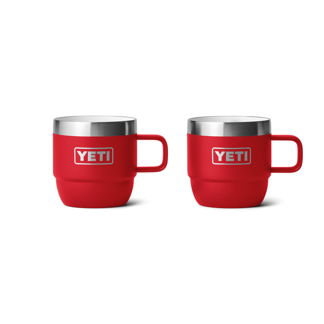 YETI RAMBLER 6OZ MUG 2PK RESCUE RED
