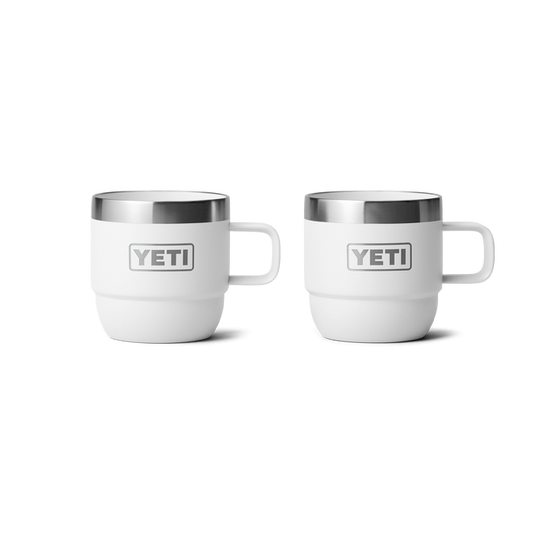 YETI RAMBLER 6OZ MUG 2PK WHITE