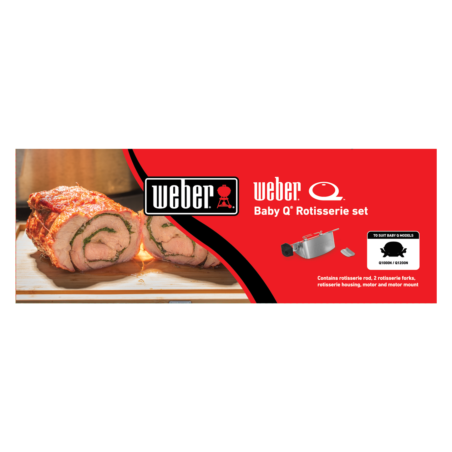 WEBER BABY Q ROTISSERIE Q1000N Q1200N *PICK UP ONLY*