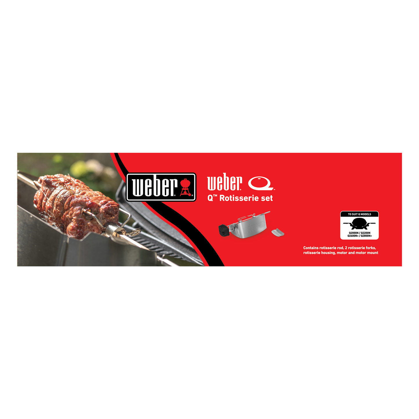 WEBER Q & Q PLUS ROTISSERIE Q2200N Q2800N *PICK UP ONLY*