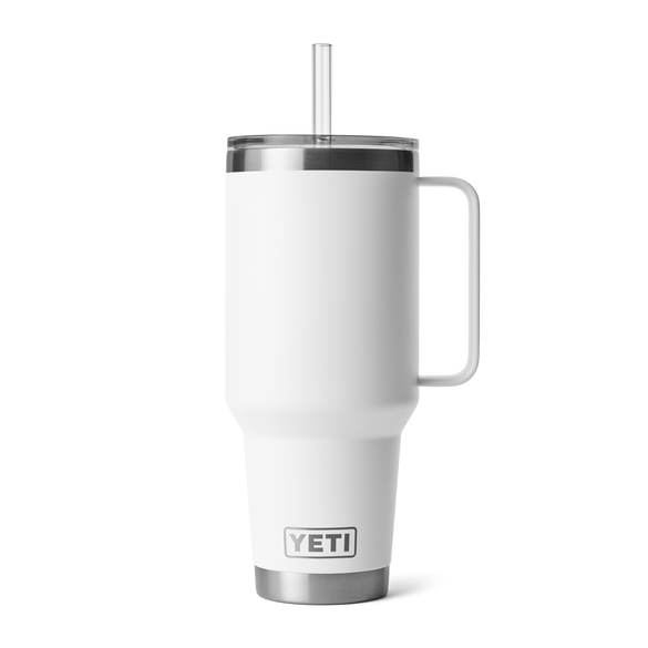 YETI RAMBLER 42oz STRAW MUG WHITE