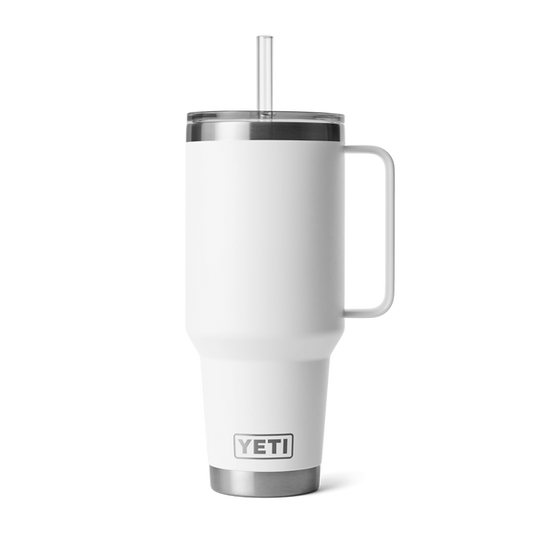 YETI RAMBLER 42oz STRAW MUG WHITE