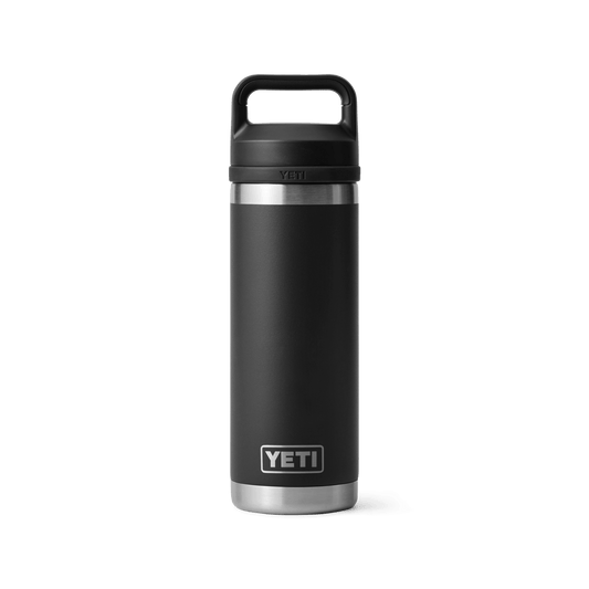 YETI RAMBLER 18OZ BOTTLE CHUG BLACK