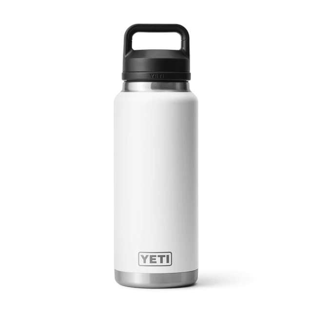 YETI RAMBLER 36OZ BOTTLE CHUG WHITE