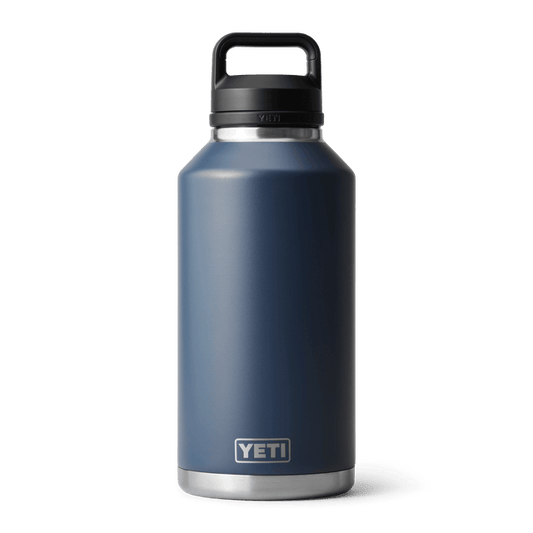 YETI RAMBLER 64OZ BOTTLE CHUG NAVY