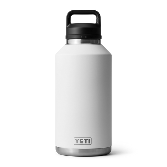 YETI RAMBLER 64OZ BOTTLE CHUG WHITE