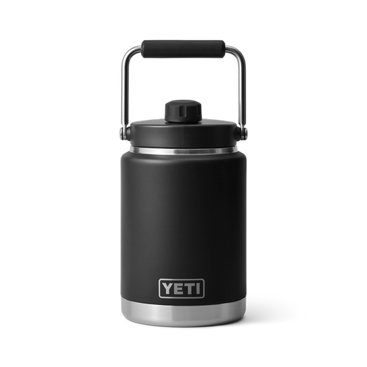 YETI RAMBLER HALF GALLON JUG BLACK