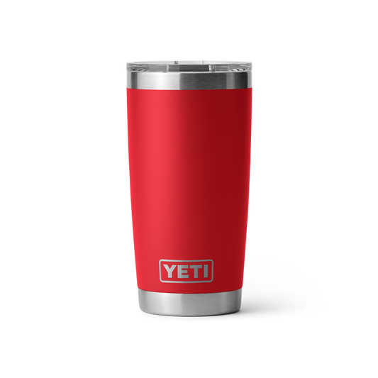YETI RAMBLER 20OZ TUMBLER MS RESCUE RED
