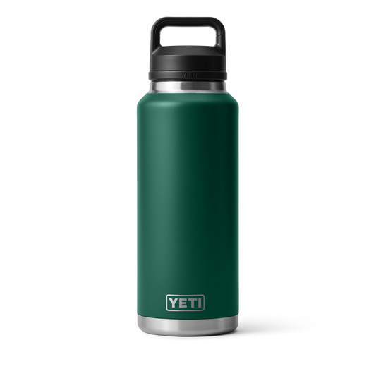 YETI RAMBLER 46OZ BOTTLE CHUG BLACK FOREST GREEN *PICK UP ONLY*