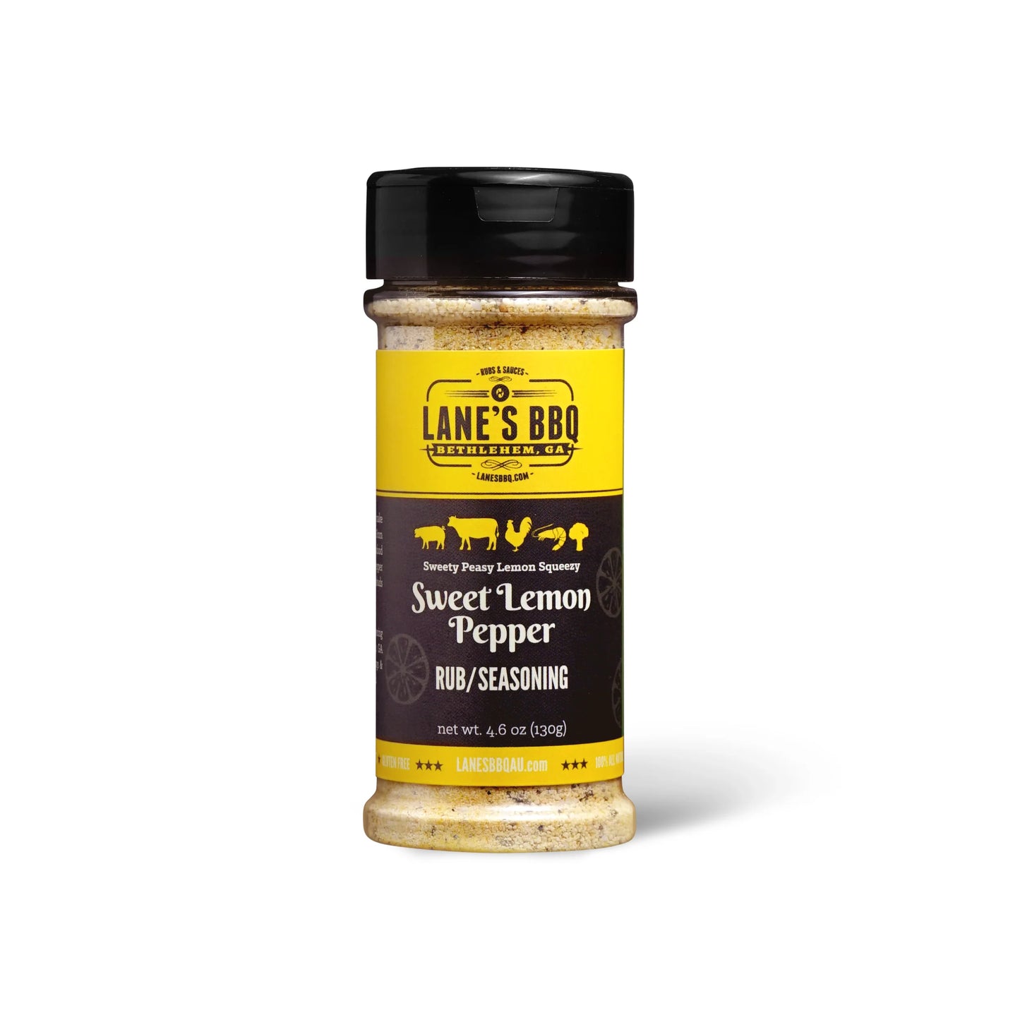 LANE'S BBQ SWEET LEMON PEPPER 130gm