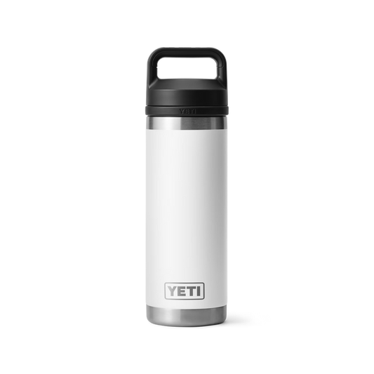 YETI RAMBLER 18OZ BOTTLE CHUG WHITE