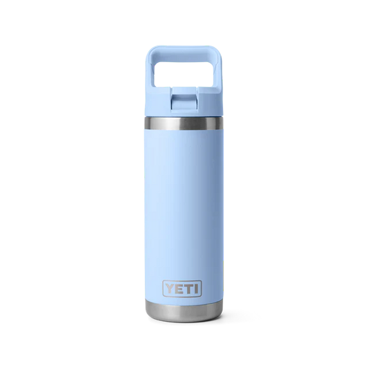 YETI RAMBLER 18OZ BOTTLE STRAW BIG SKY BLUE