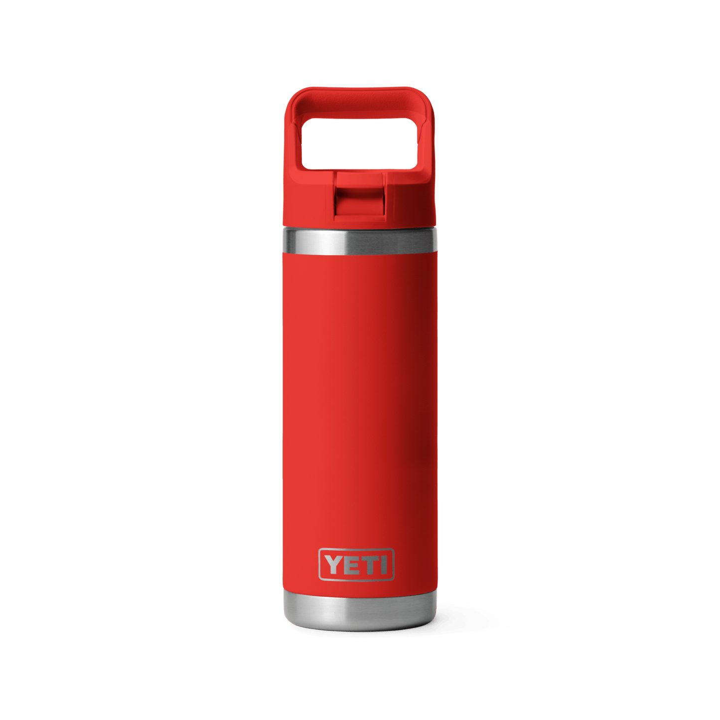 YETI RAMBLER 18OZ BOTTLE STRAW CANYON RED