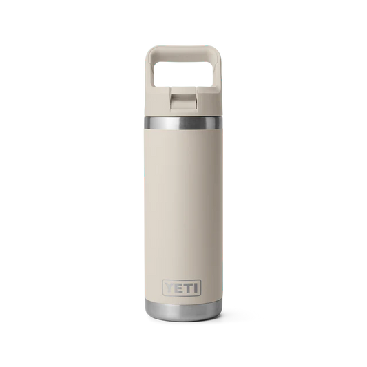 YETI RAMBLER 18OZ BOTTLE STRAW CAPE TAUPE