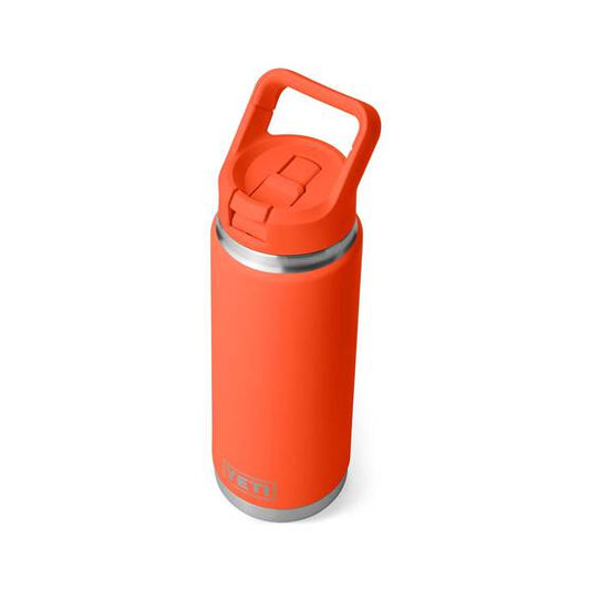 YETI RAMBLER 26OZ BOTTLE STRAW PAPAYA * PICK UP ONLY *