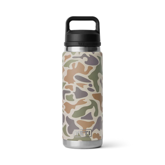 YETI RAMBLER 26OZ BOTTLE CHUG TAN CAMO
