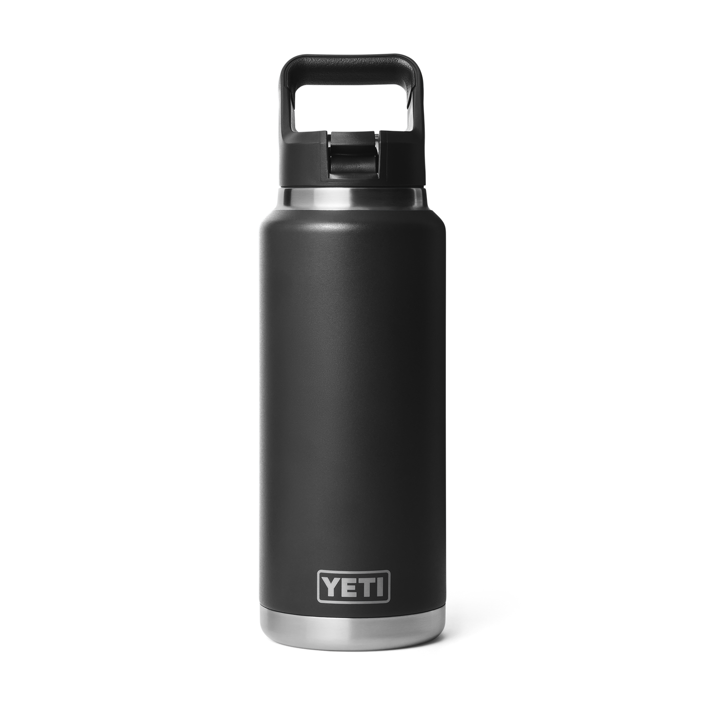 YETI RAMBLER 36OZ BOTTLE STRAW BLACK *PICK UP ONLY*