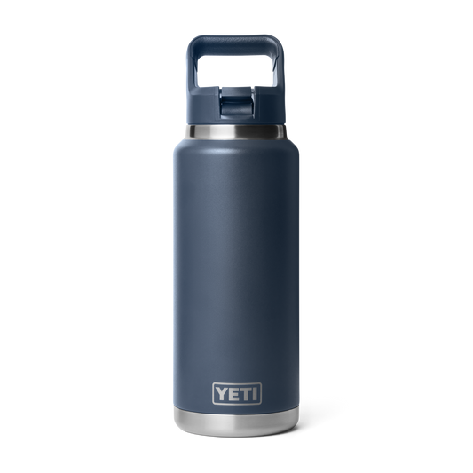 YETI RAMBLER 36OZ BOTTLE STRAW NAVY *PICK UP ONLY*