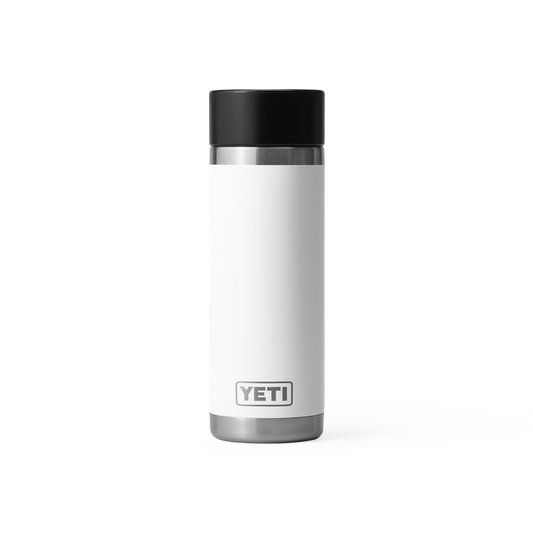 YETI RAMBLER 18OZ BOTTLE H/SHOT WHITE