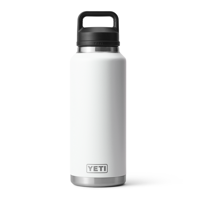 YETI RAMBLER 46OZ BOTTLE CHUG WHITE