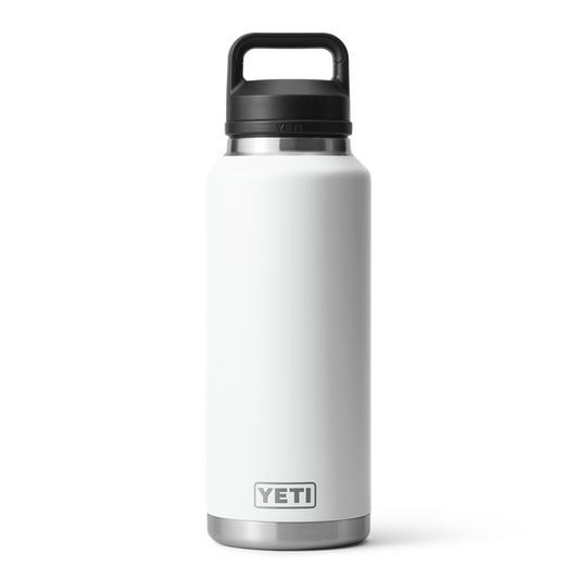 YETI RAMBLER 46OZ BOTTLE CHUG WHITE