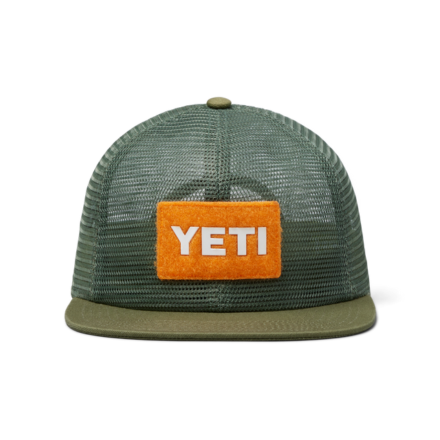 YETI VELCRO B MESH HAT OLIVE