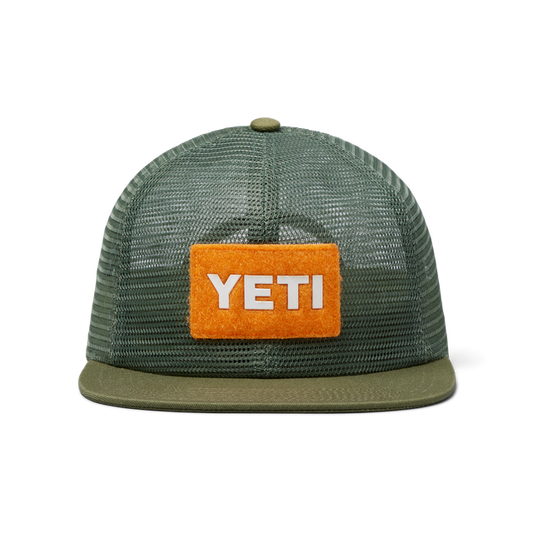 YETI VELCRO B MESH HAT OLIVE