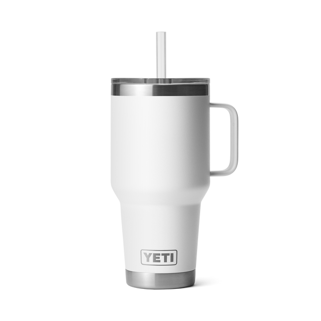 YETI RAMBLER 35OZ STRAW MUG WHITE